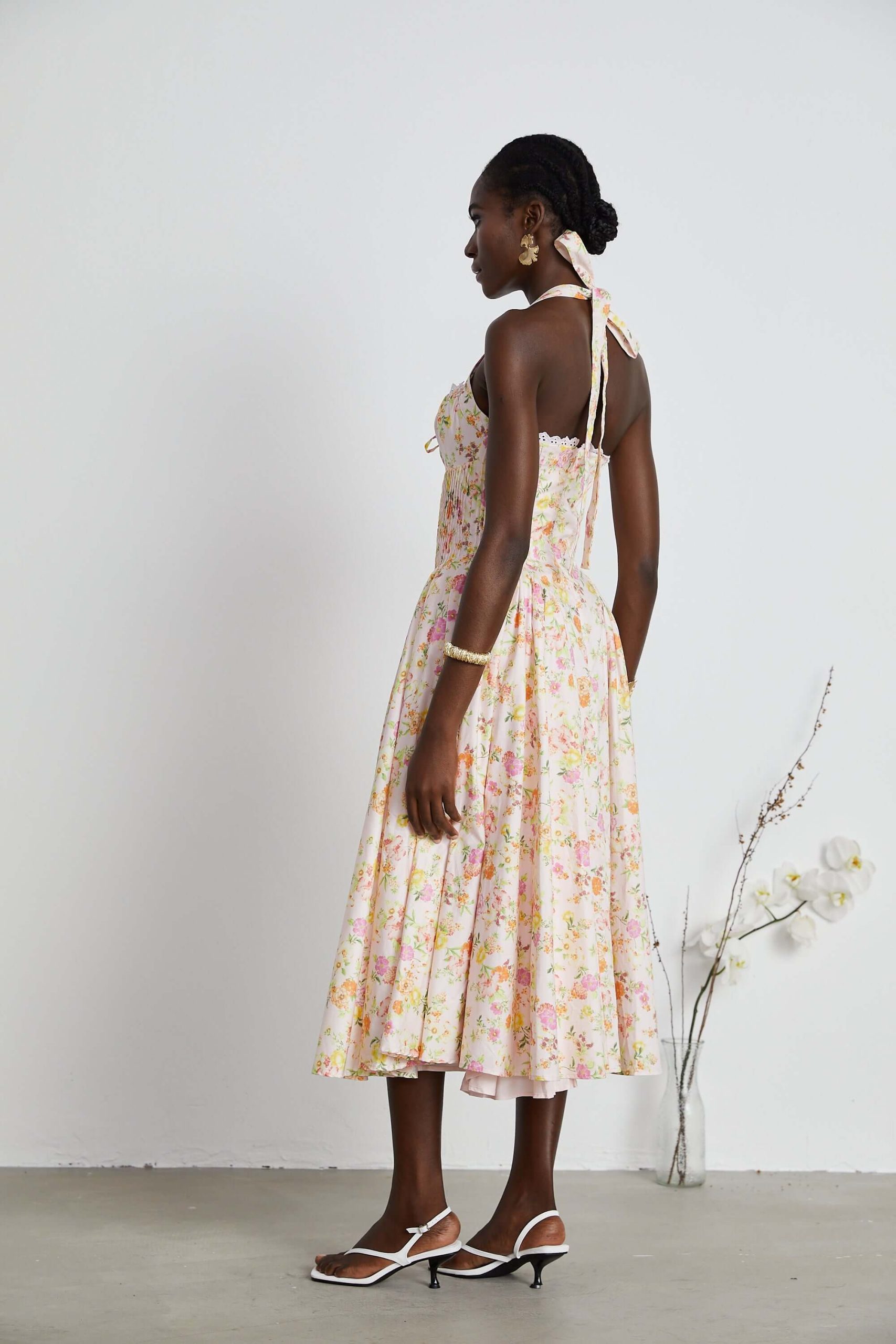A Line Pleated Dress - Lily - Image 19