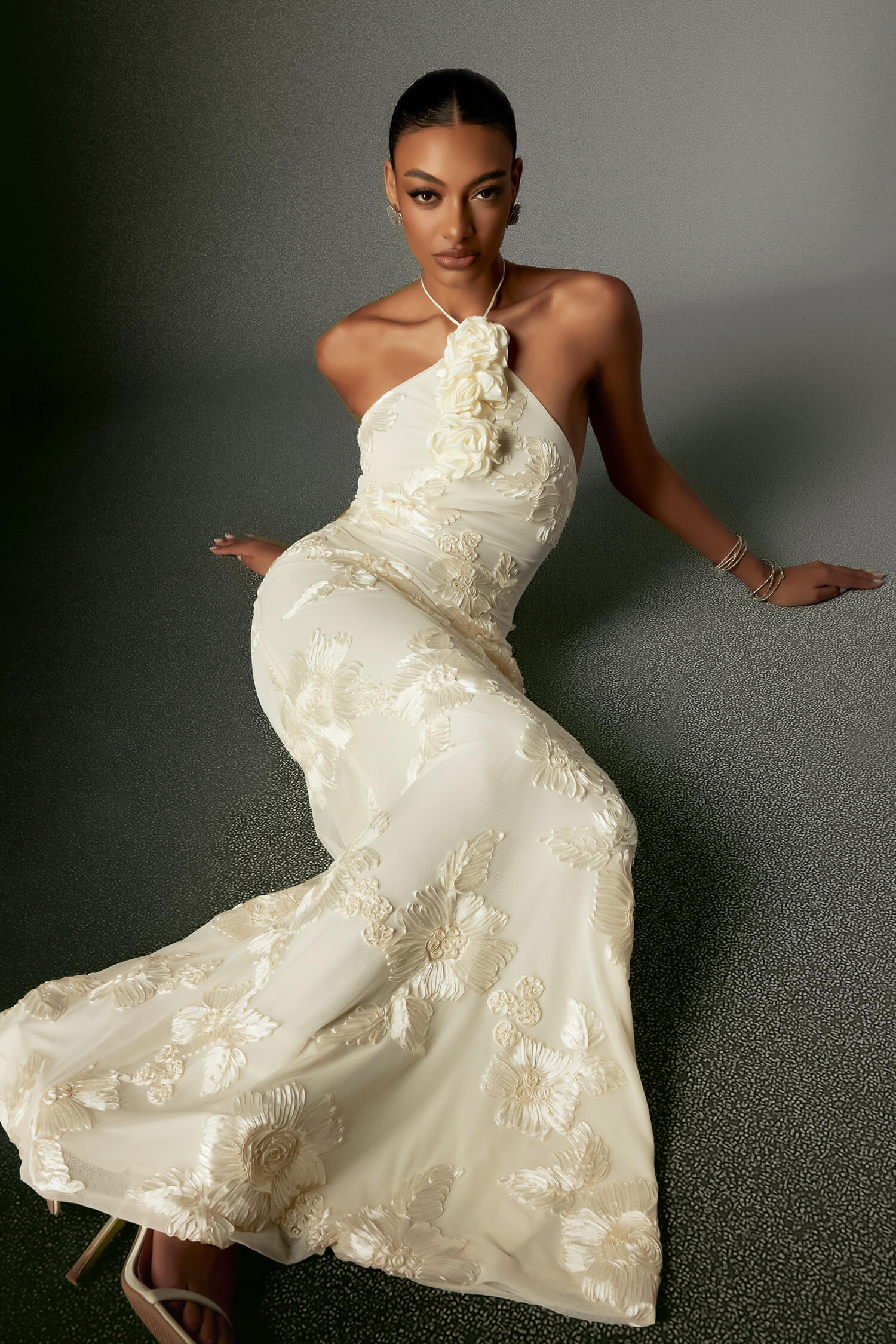 Embroidery Appliques Dress - Laine - Image 3