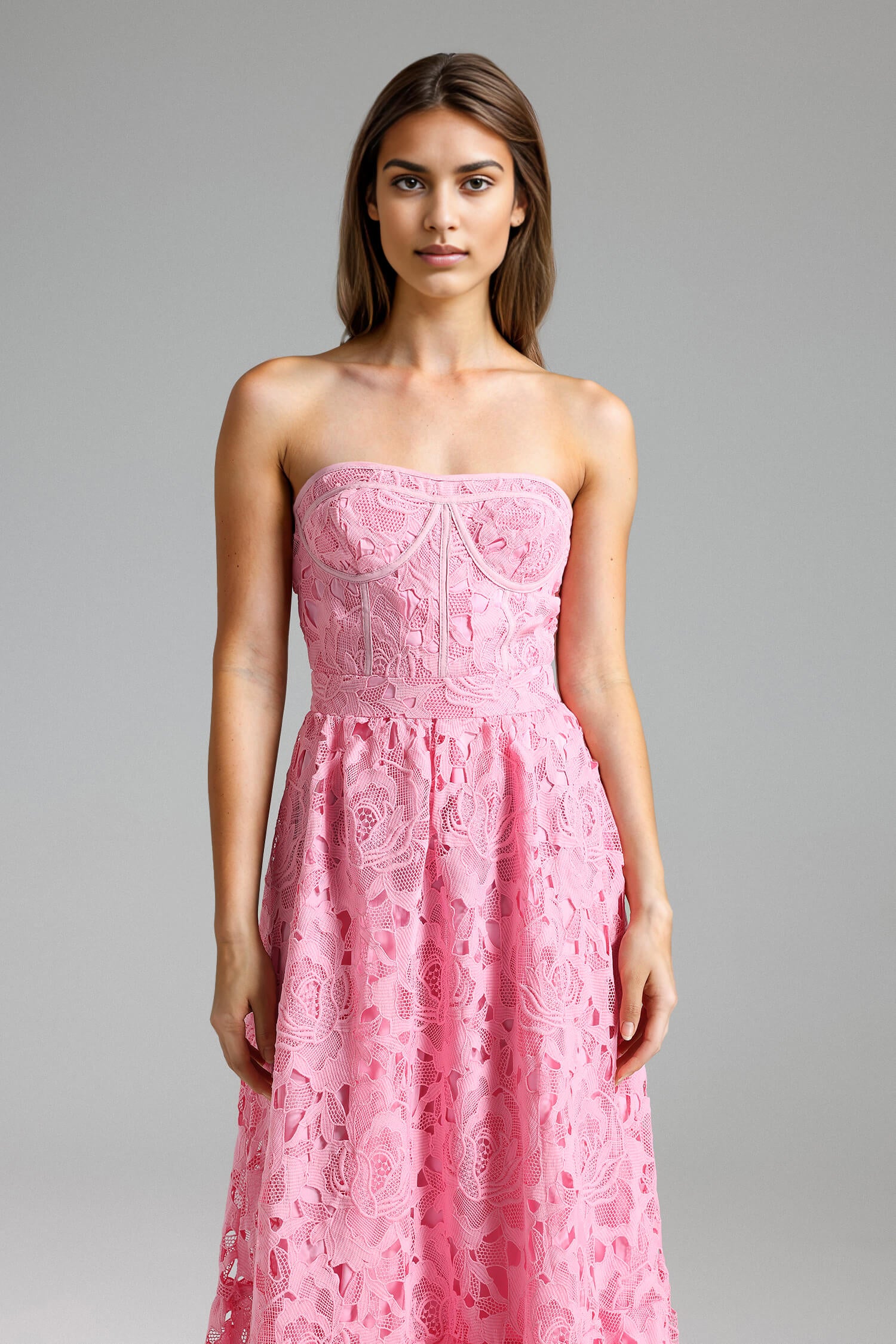 Strapless Lace Dress - Flavia - Image 2