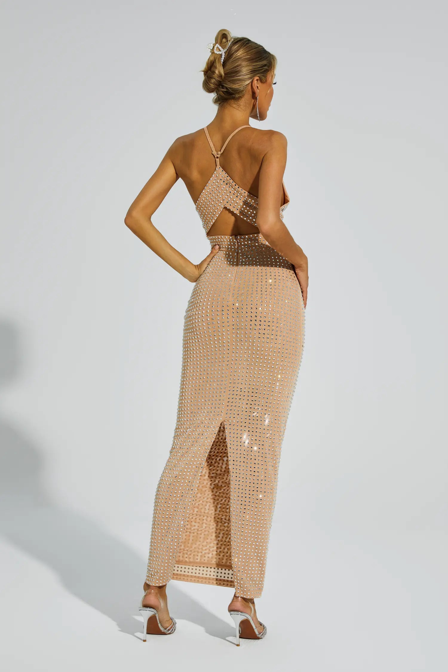 Sparkle V-Neck Dress - Adele - Image 4