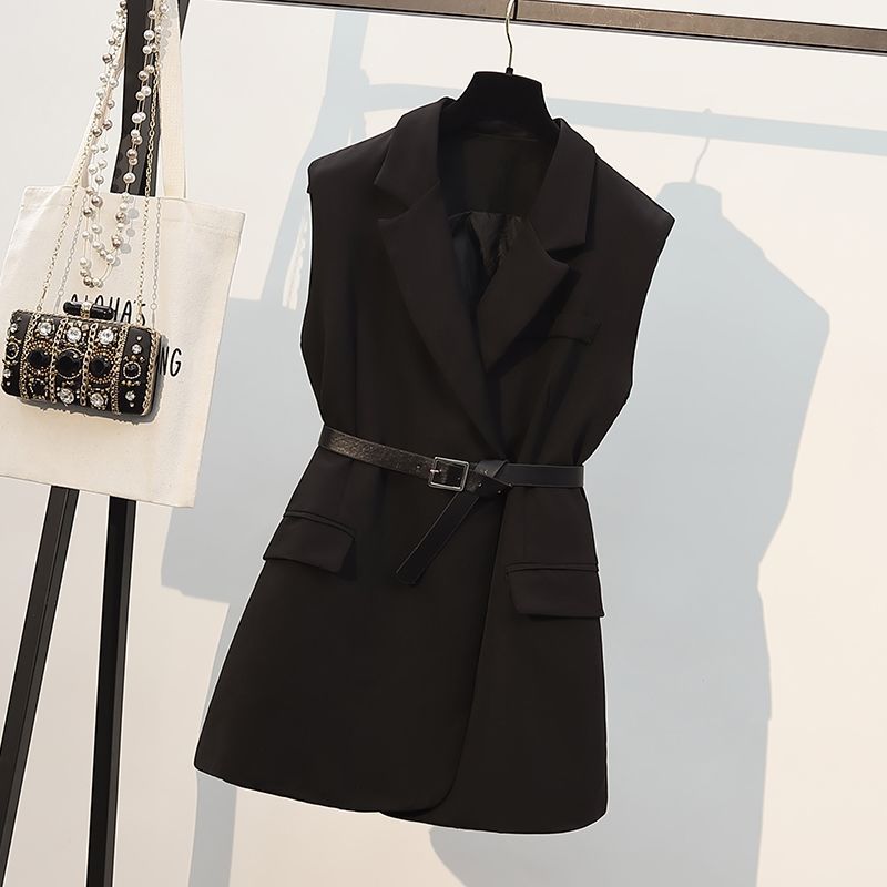 Belt Vest Fancy Coat - Linna - Image 7