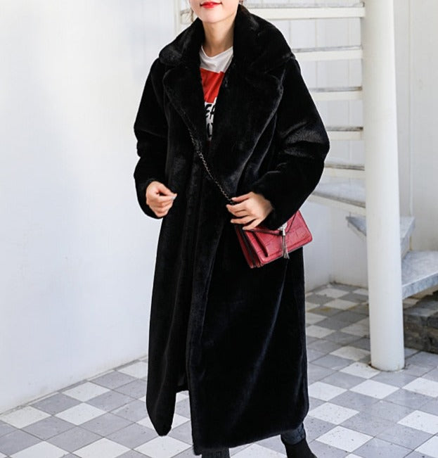 Thick Warm Teddy Fur Coat - Linda - Image 5