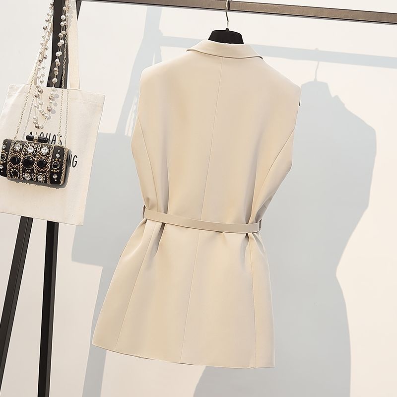 Belt Vest Fancy Coat - Linna - Image 5