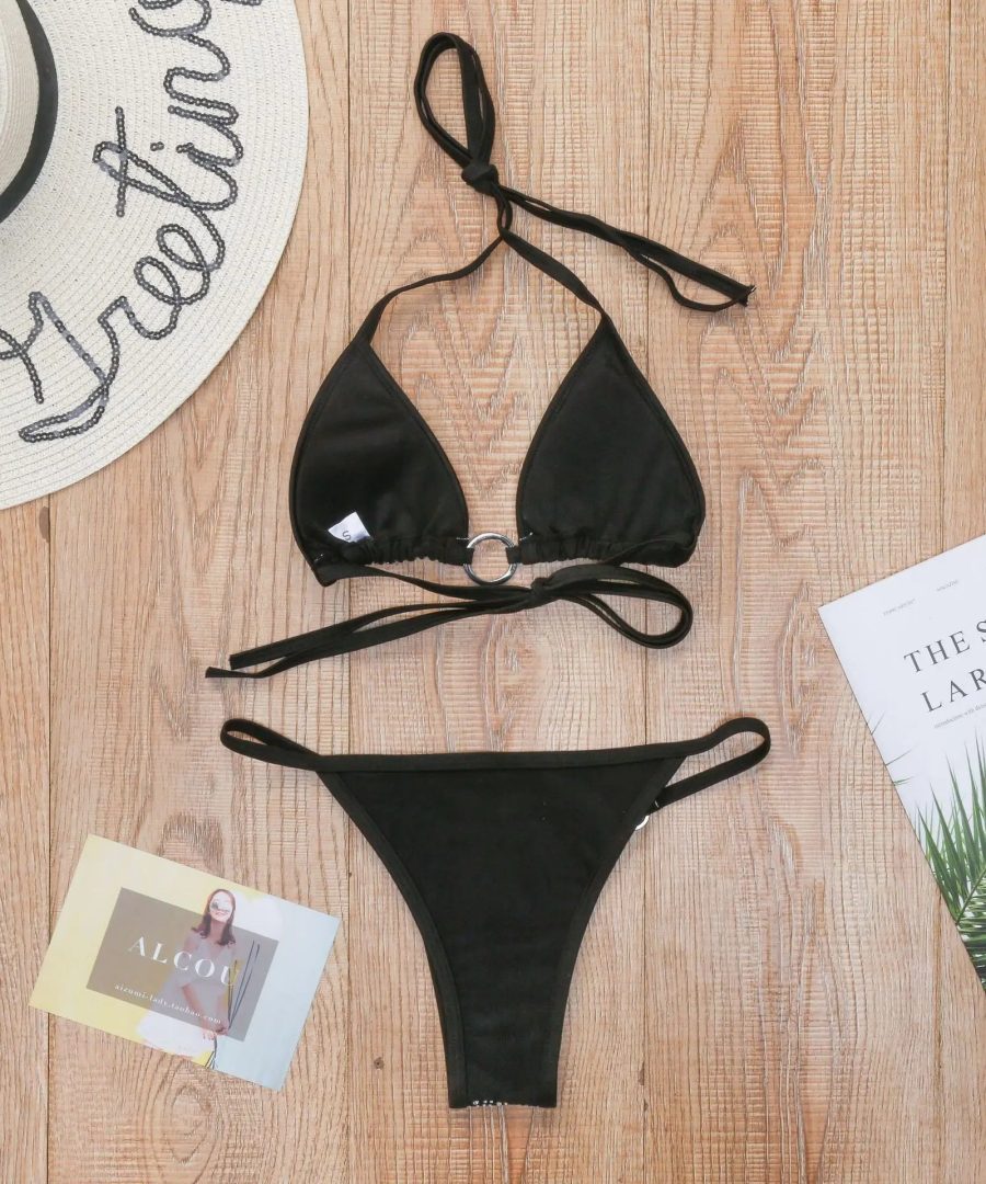 Sexy Rhinestone Party Bikini - Zania