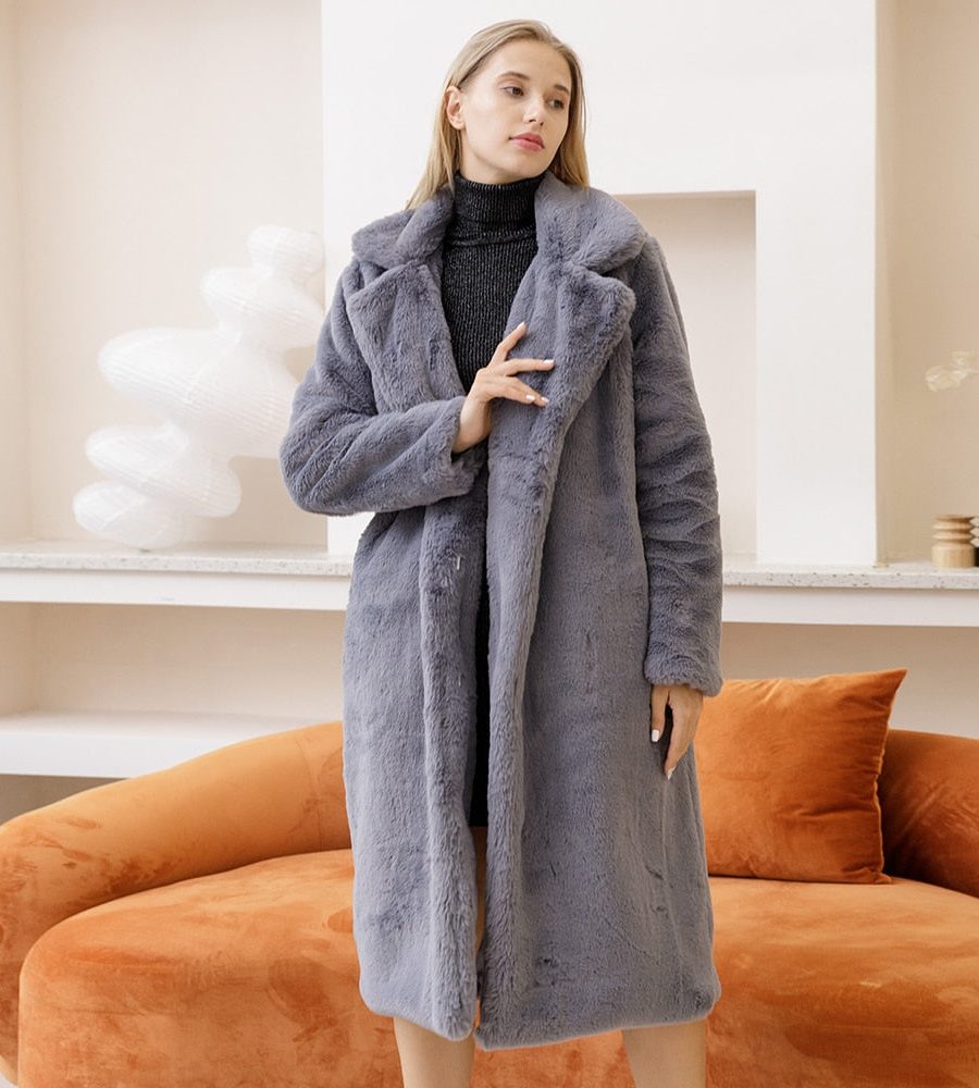 Thick Warm Teddy Fur Coat - Linda