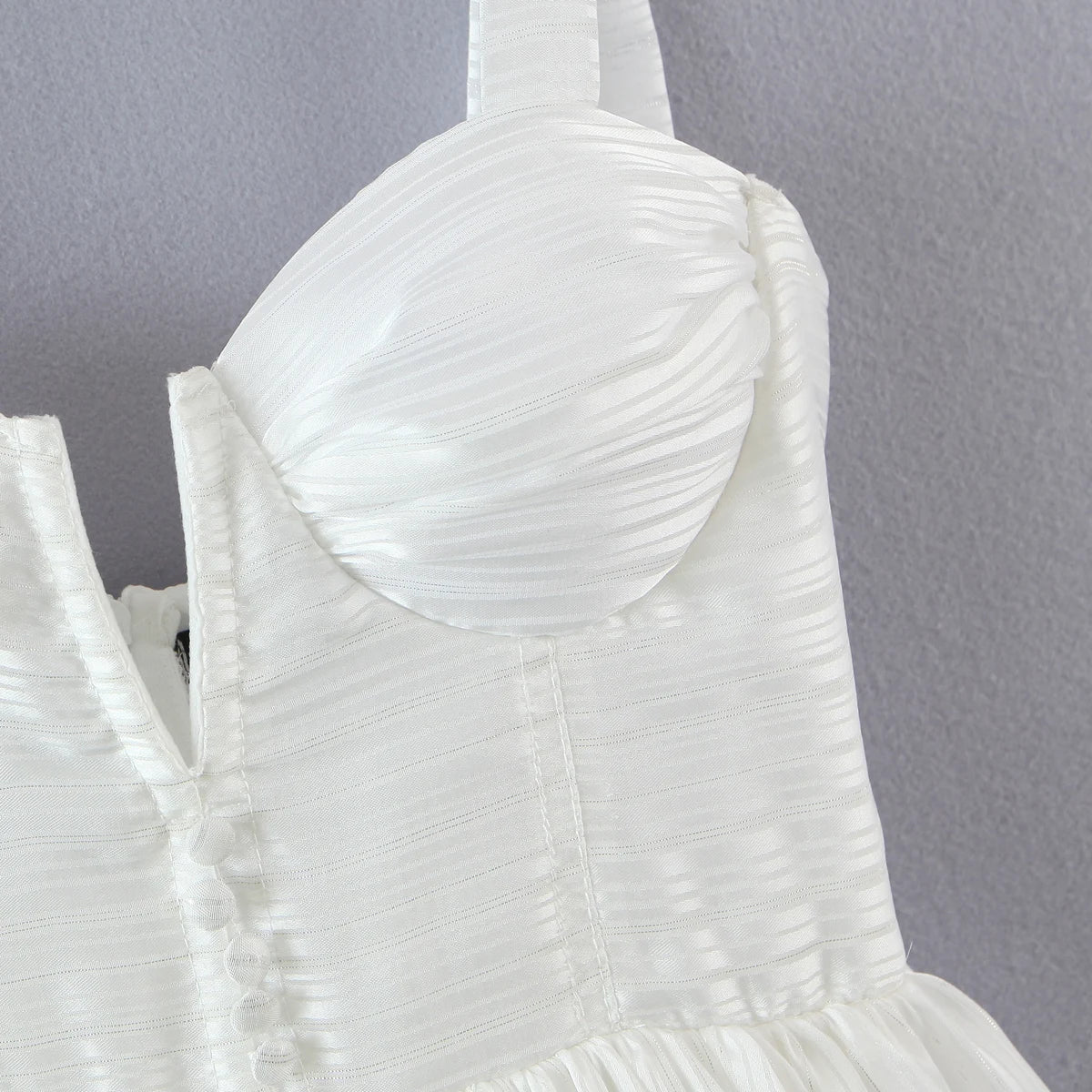 Chiffon Ruffle Mini Dress - Felice - Image 2