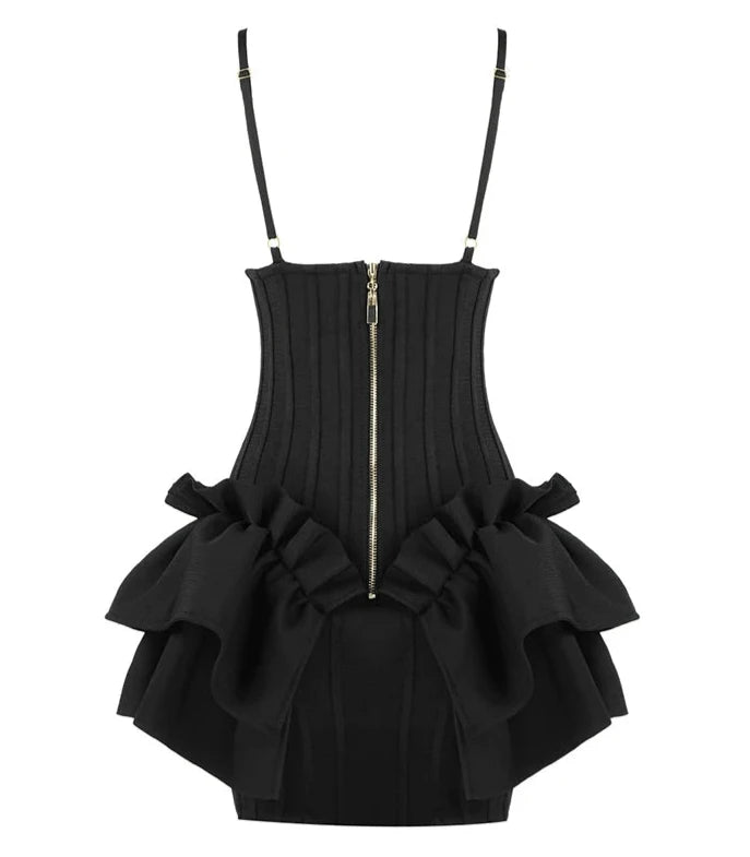 Spaghetti Strap Ruffles Dress - Liu - Image 7