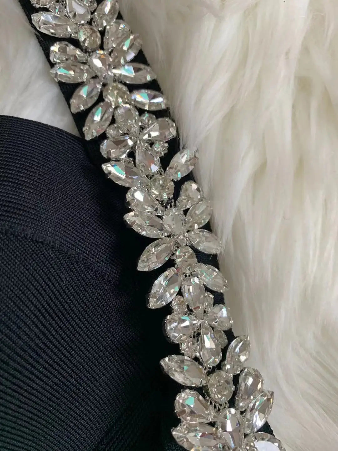 One Shoulder Sparkly Bandage Dress - Janice - Image 12