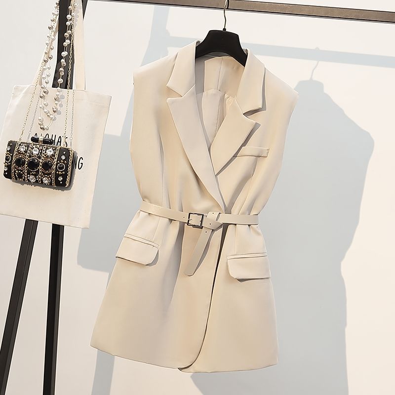 Belt Vest Fancy Coat - Linna - Image 3