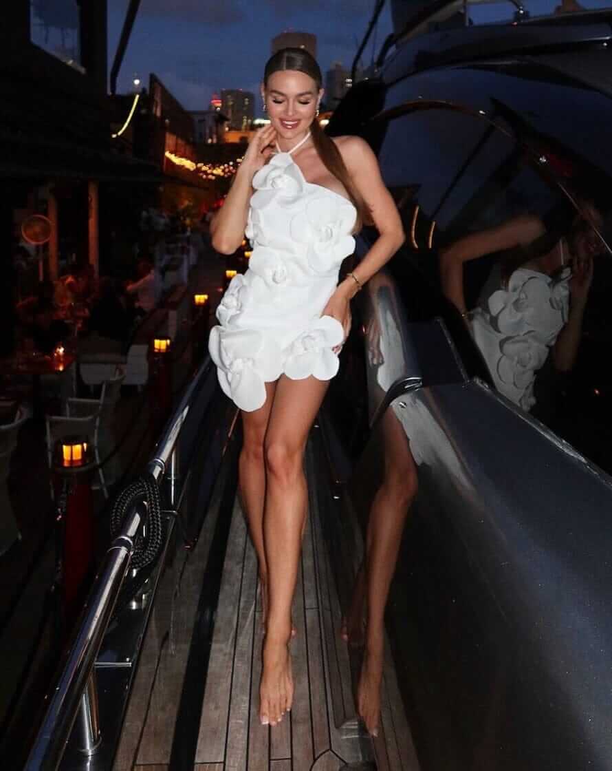 3D Flower Halter Dress - Gadot - Image 13