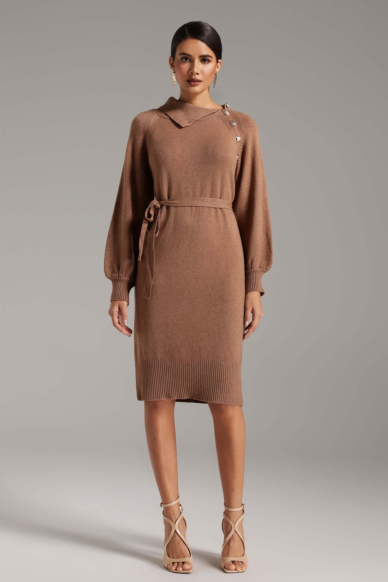 Turtleneck Long Sleeve Dress - Taylor - Image 2