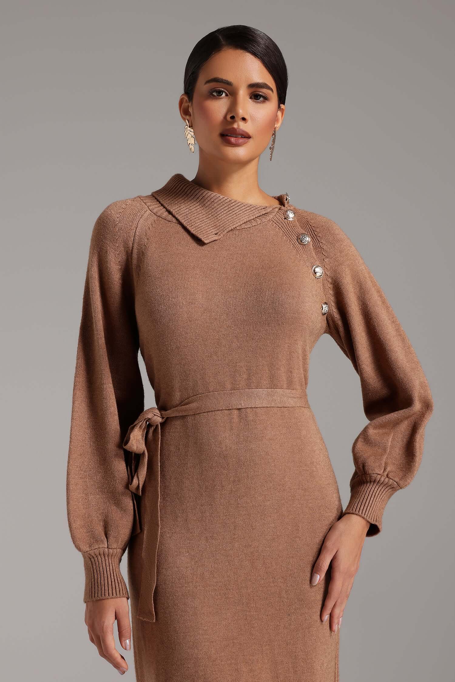 Turtleneck Long Sleeve Dress - Taylor - Image 5