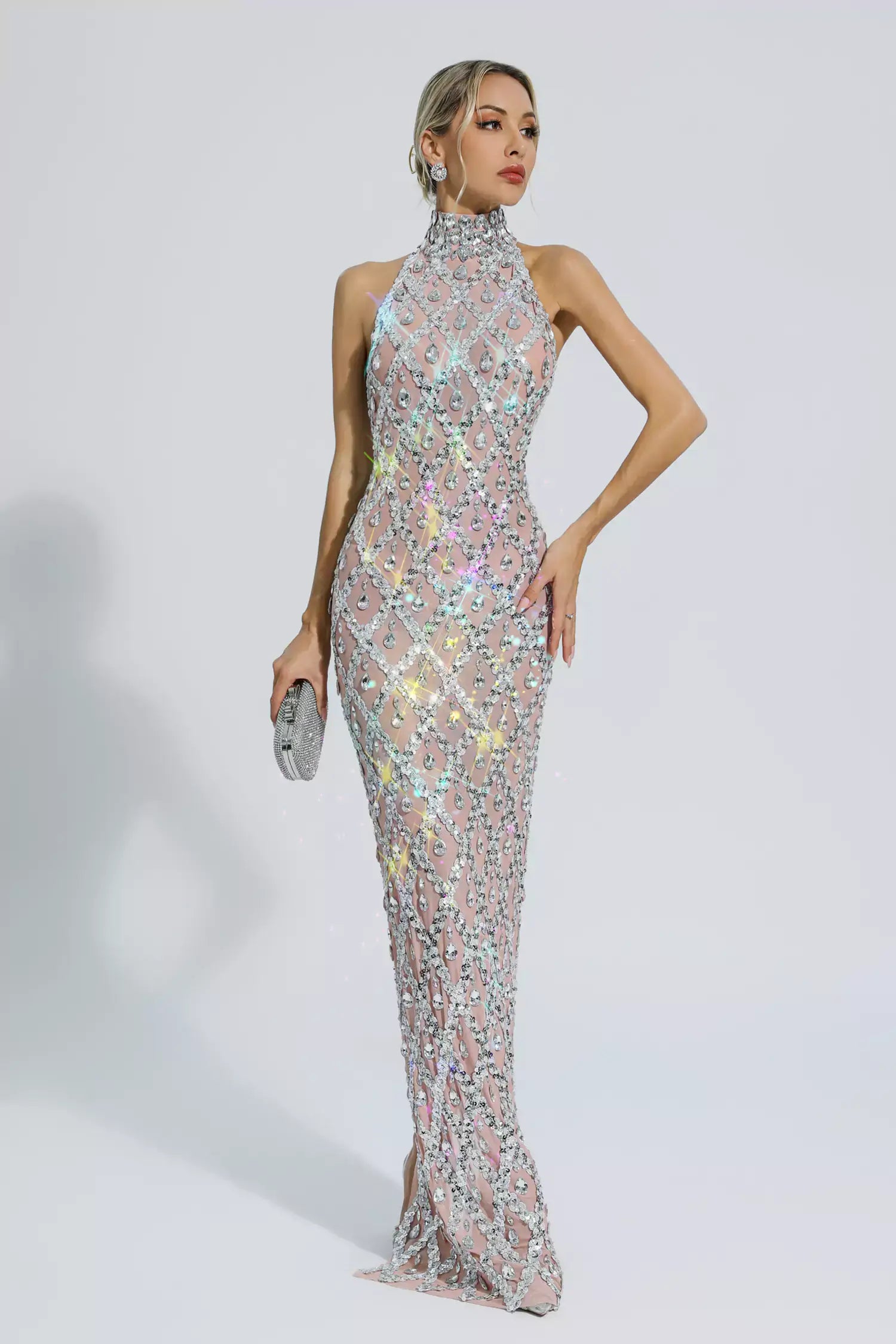 Sparkly Rhinestones Dress - Liona - Image 18