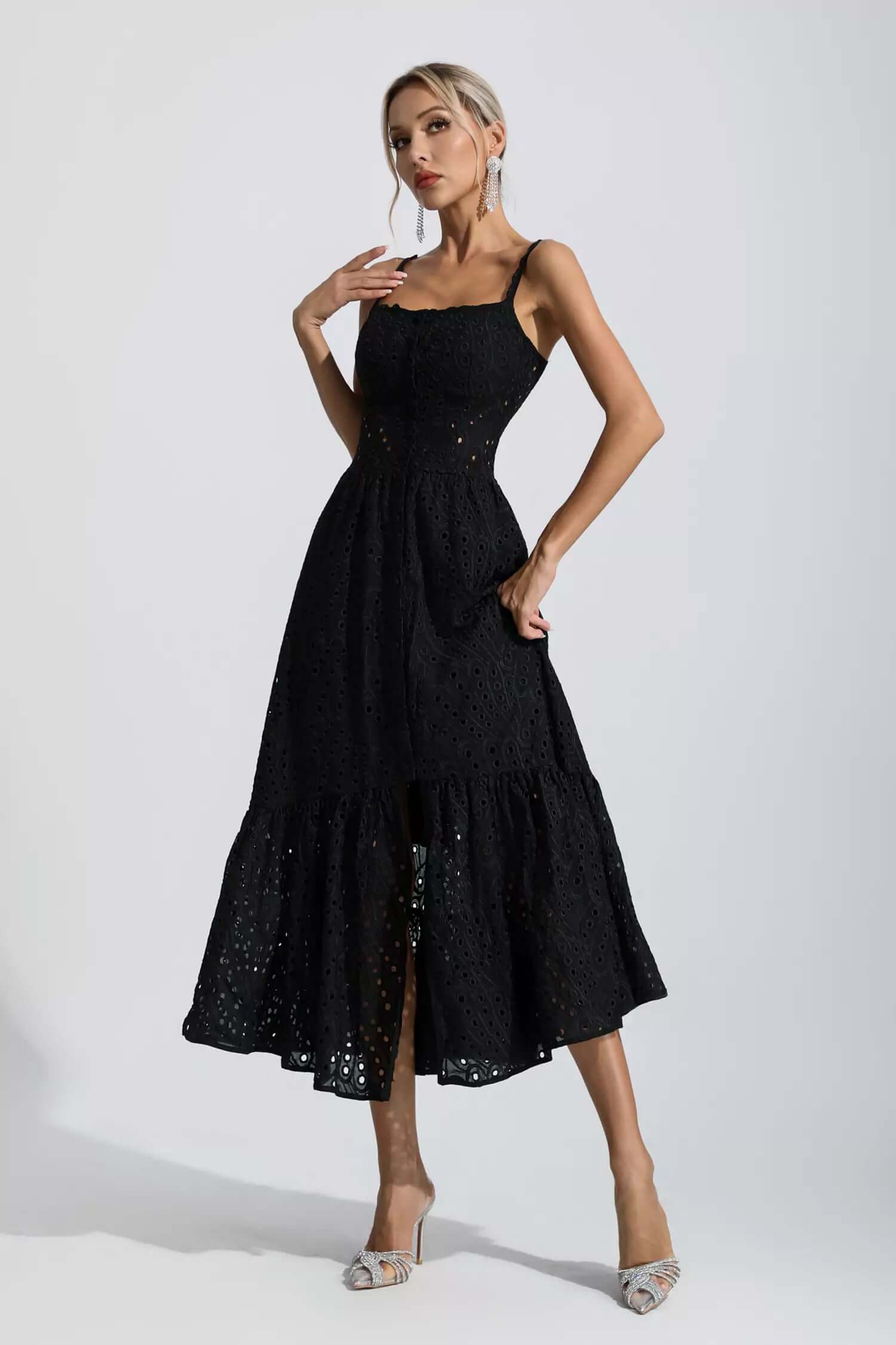 Hollow Out Lace Dress - Natalie - Image 4