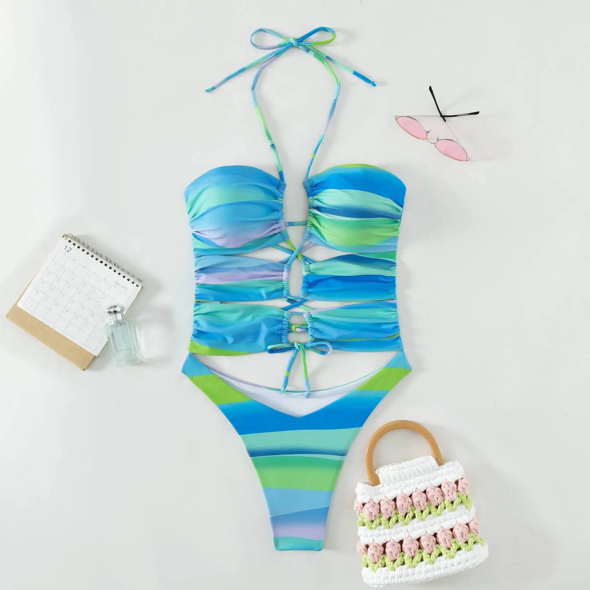 Sexy Gradient Swimsuit - Ninna - Image 12