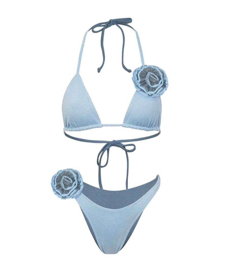 Sexy 3D Flower Bikini - Emilia