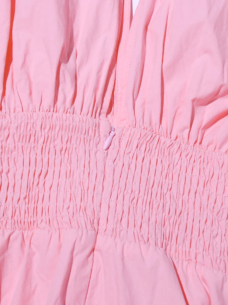 V Neck Appliques Dress - Gani - Image 9