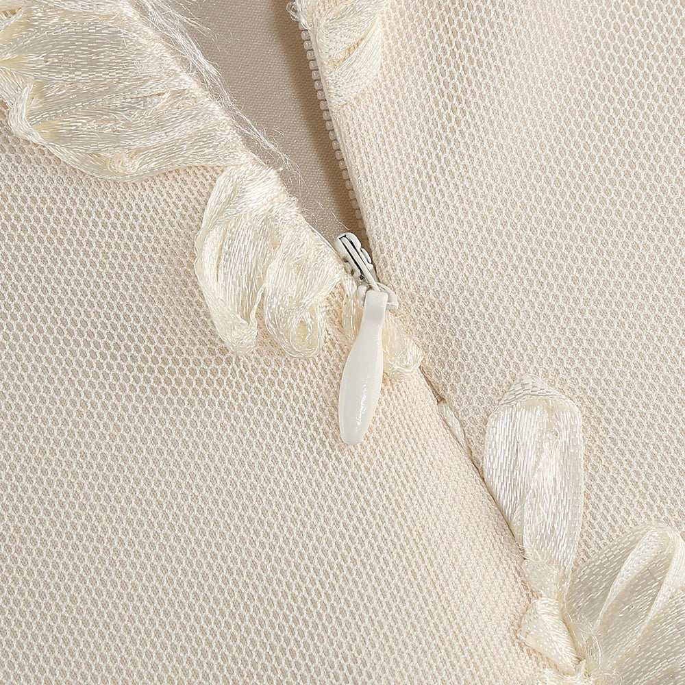 Strapless Embroidery Long Dress - Biana - Image 10