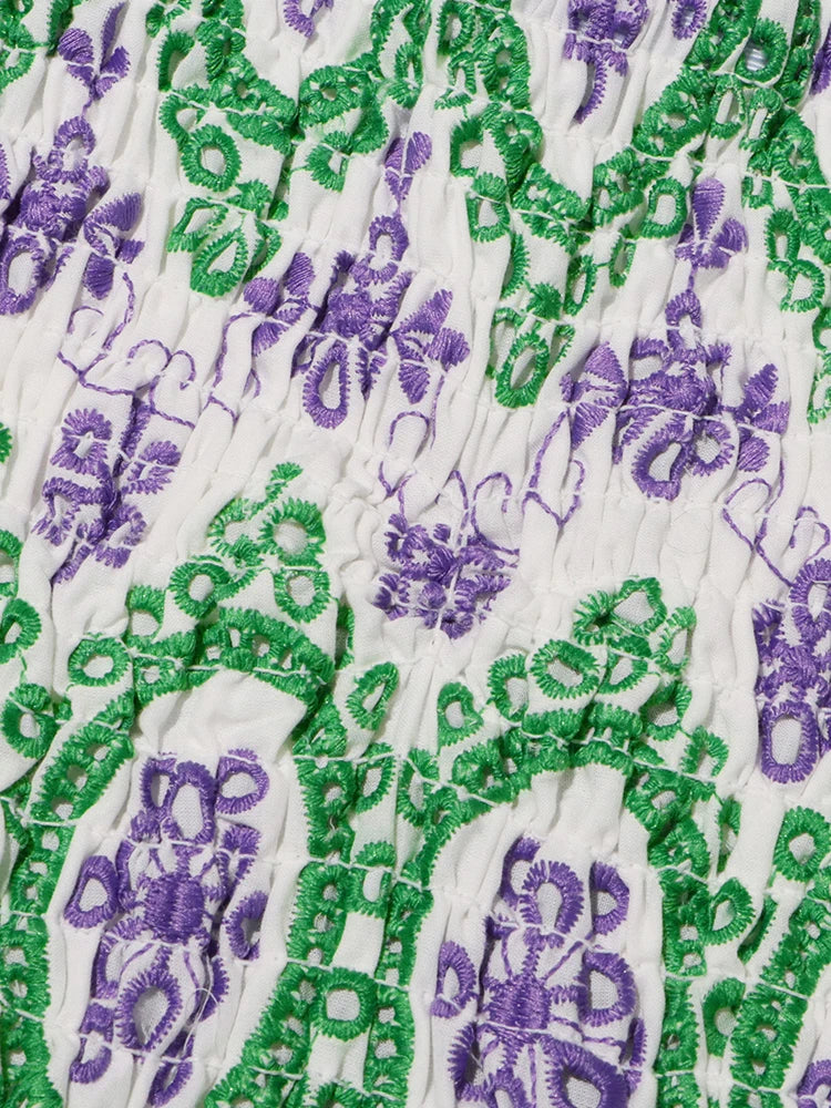 Color Off Shoulder Layered Dresses - Klyssia - Image 13