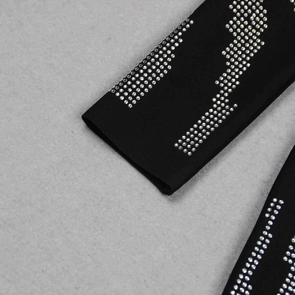 Long Sleeve Buttons Dress - Isha - Image 3