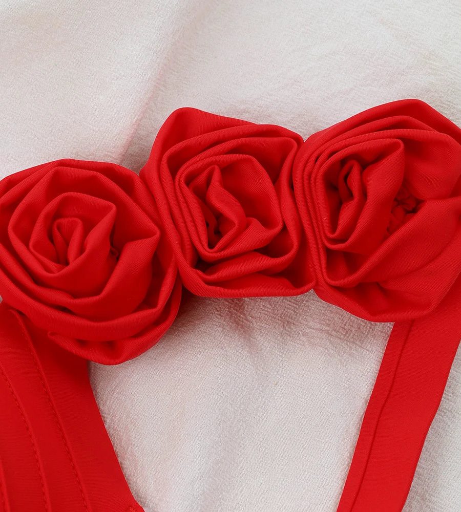 Push Up Bra Flower Bikini - Kath