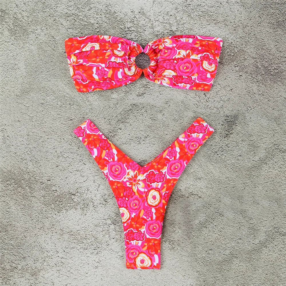 Print Brazilian Bikini - Lena - Image 7