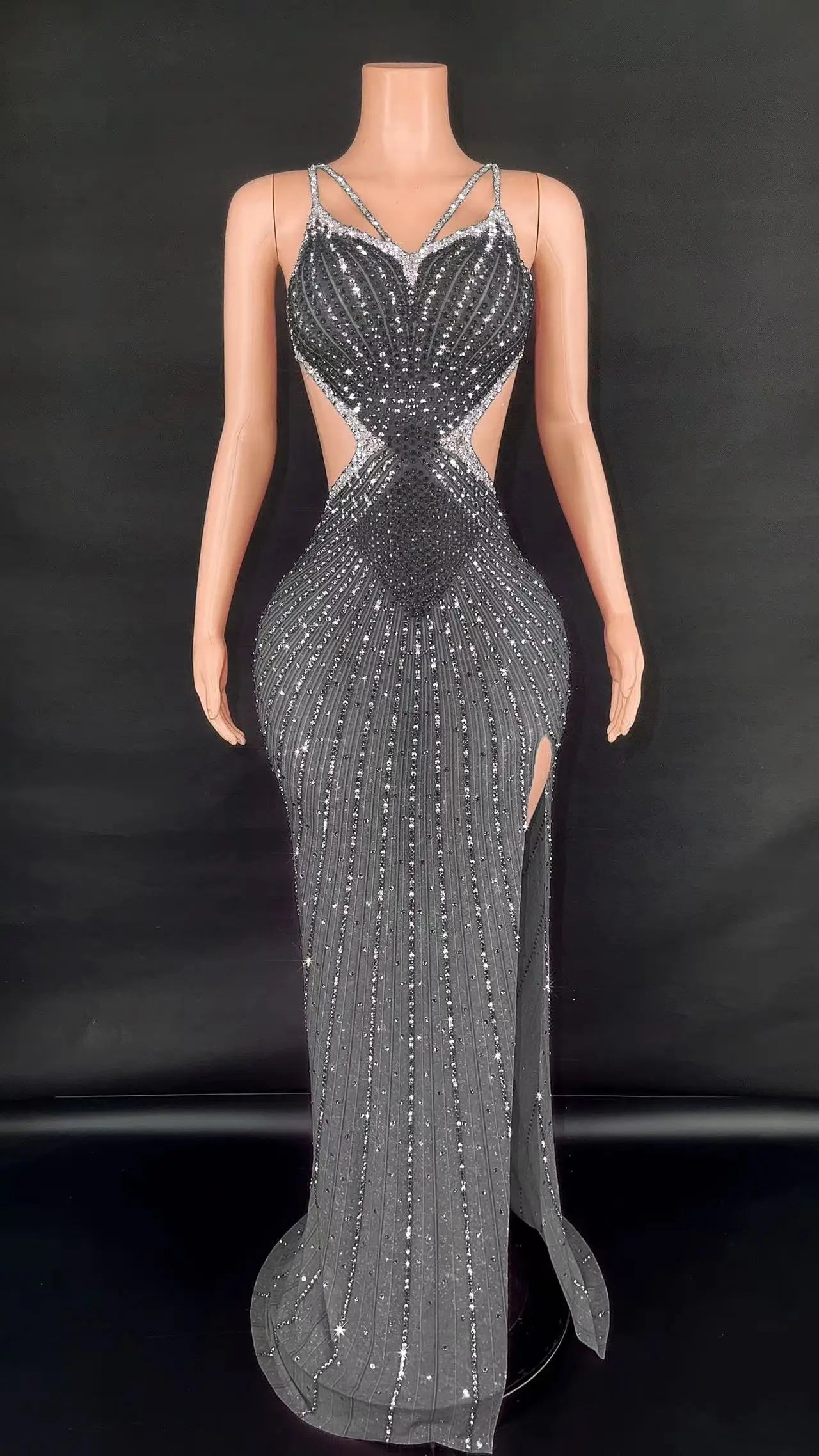 Rhinestone Sexy Dress - Bexlei - Image 12