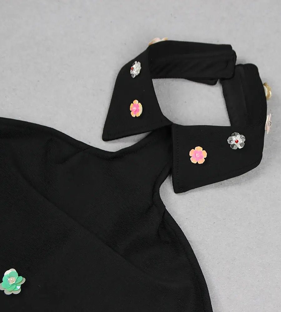 Colorful Floral Bandage Dress - Kristina