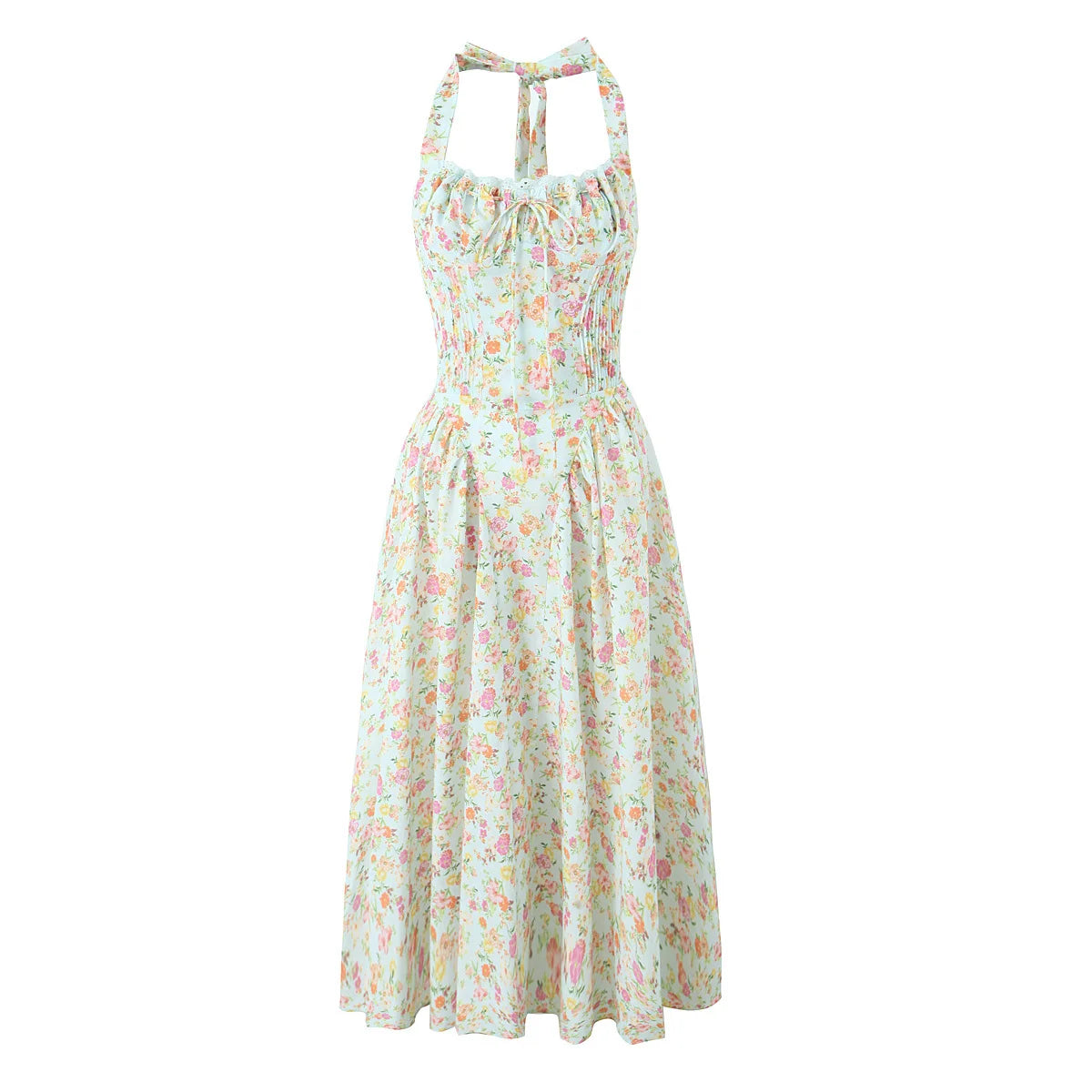 A Line Pleated Dress - Lily - Image 4