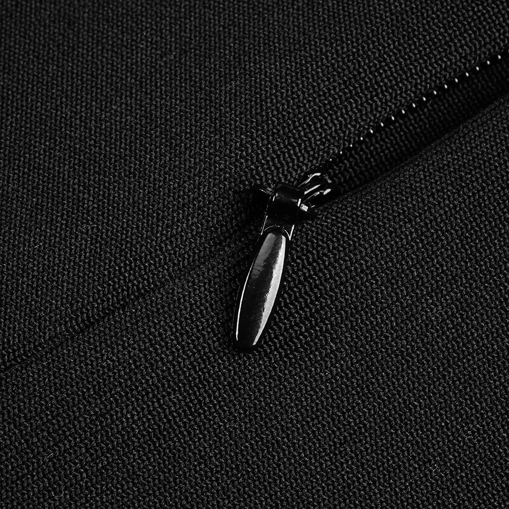 V Neck Backless Cut Out Dress - Aura - Image 12