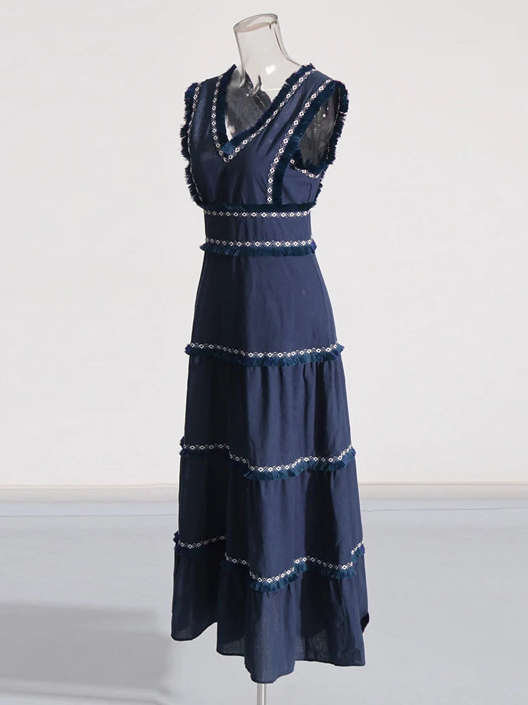 Tassel Layered Dress - Flynn - Image 4