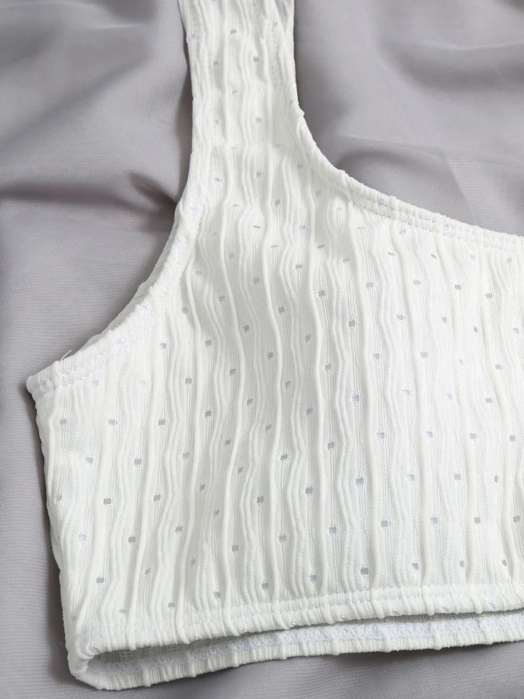 3 pc Set One Shoulder Bikini - Kiara - Image 2