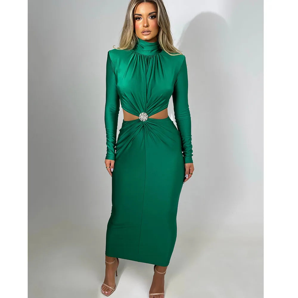 Hollow Out Diamond Dress - Olga - Image 6