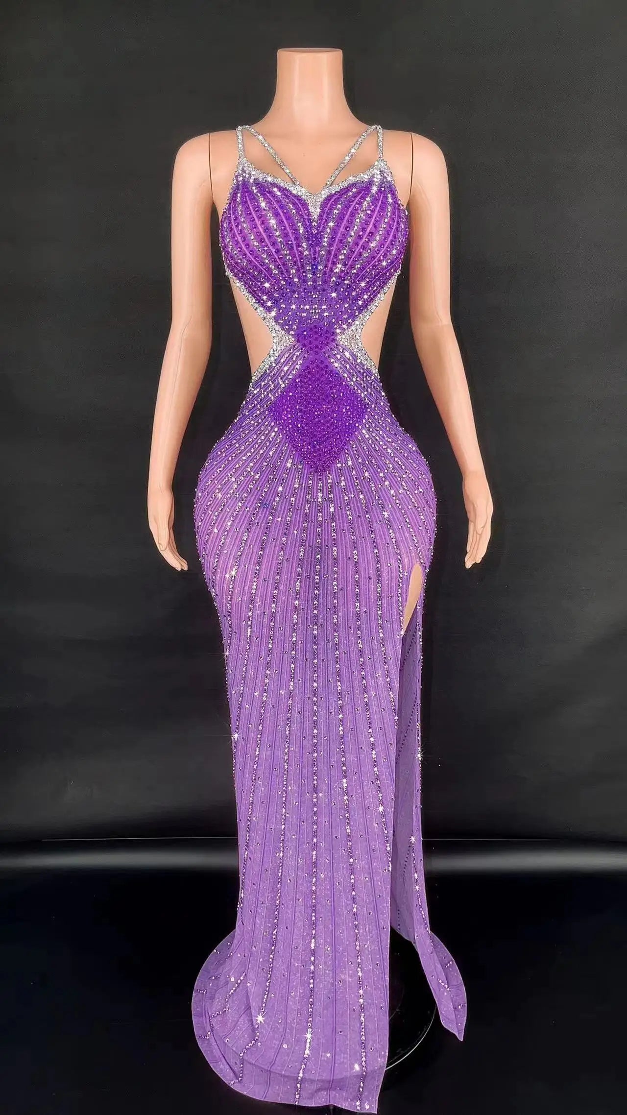 Rhinestone Sexy Dress - Bexlei - Image 5