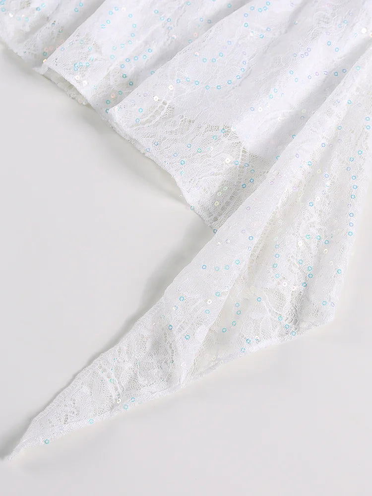 Sequins Lace Mini Dress - Gigi - Image 3