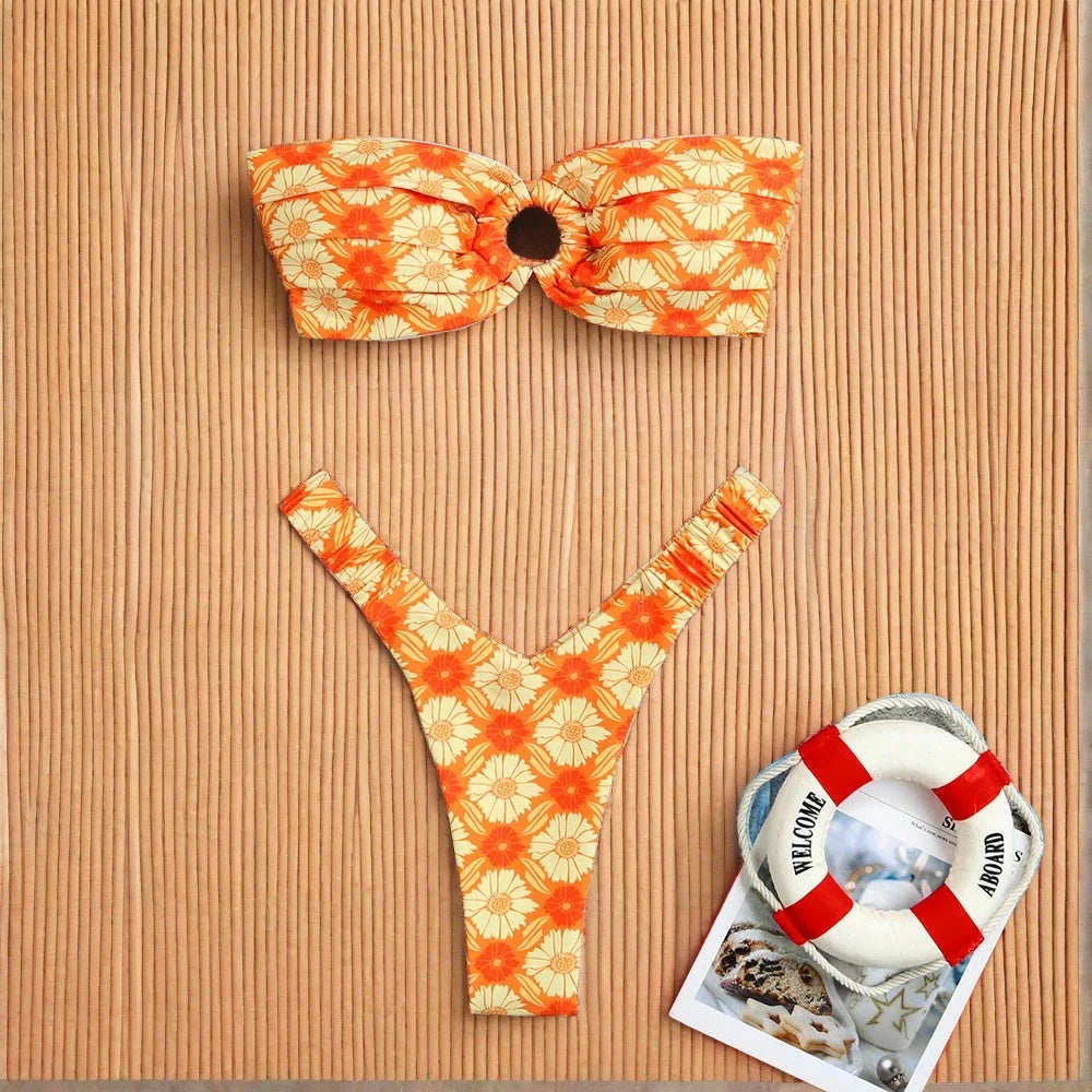 Print Brazilian Bikini - Lena