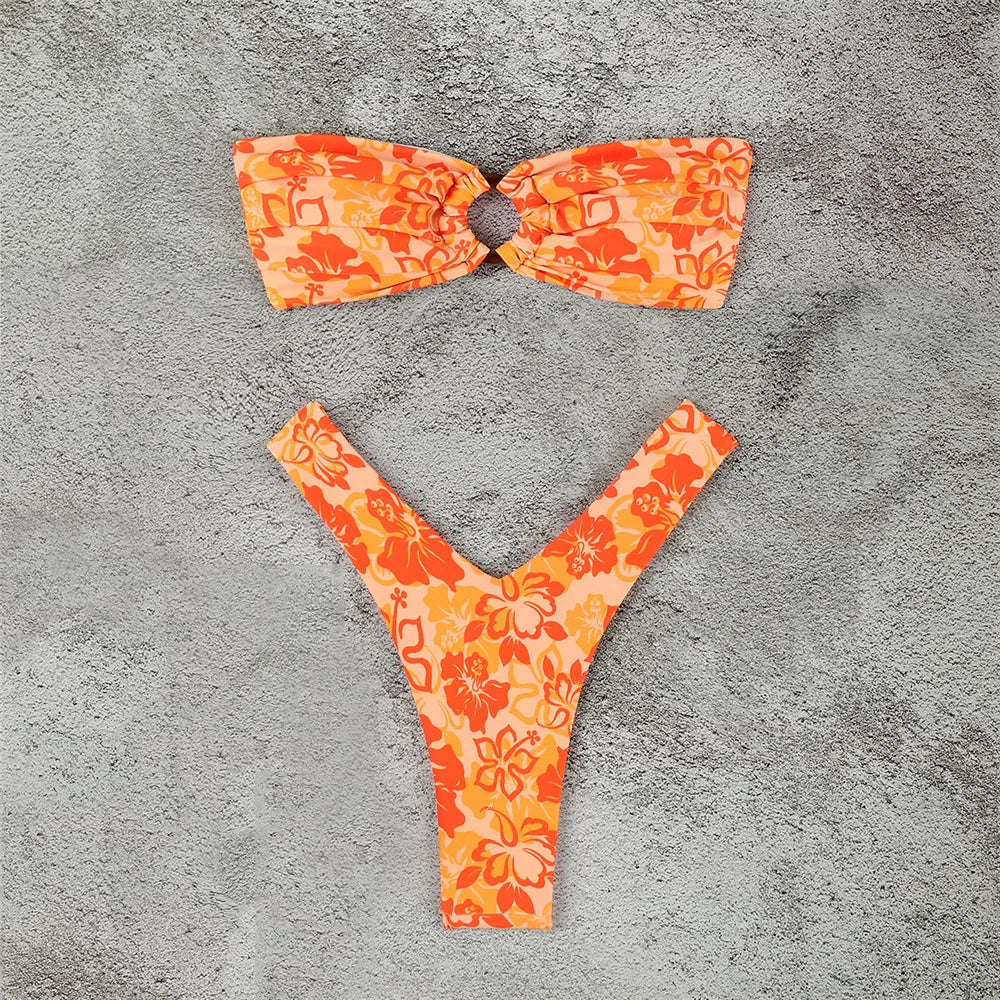 Print Brazilian Bikini - Lena - Image 4