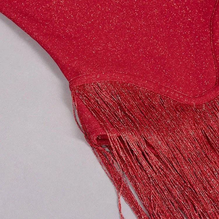 Strapless Tassel Dress - Noami - Image 12