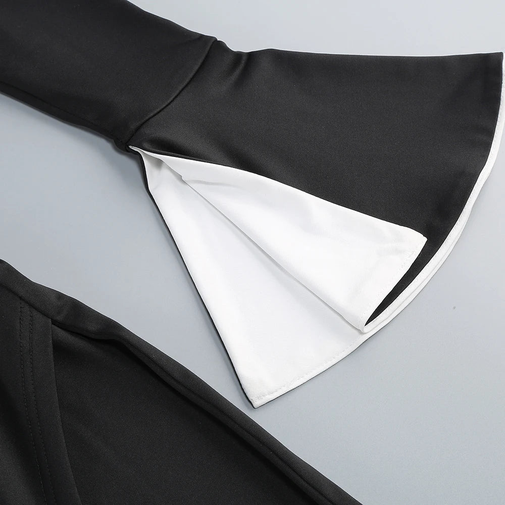 Flower Split Dress - Iris - Image 3