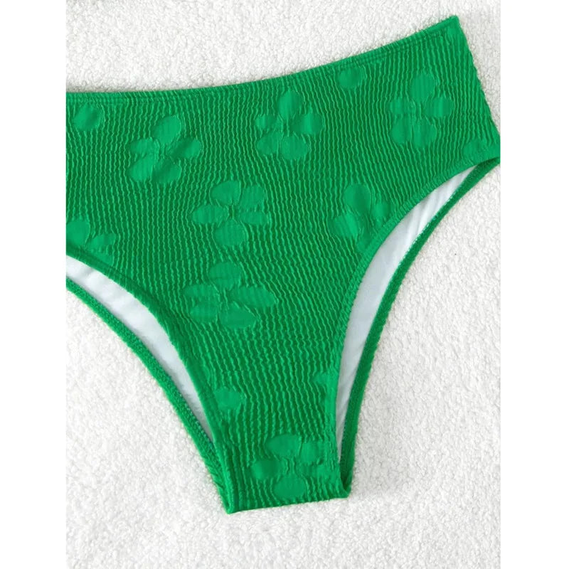 Textured High Waist Bikini - Paola - Image 4