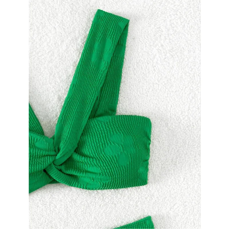 Textured High Waist Bikini - Paola - Image 3