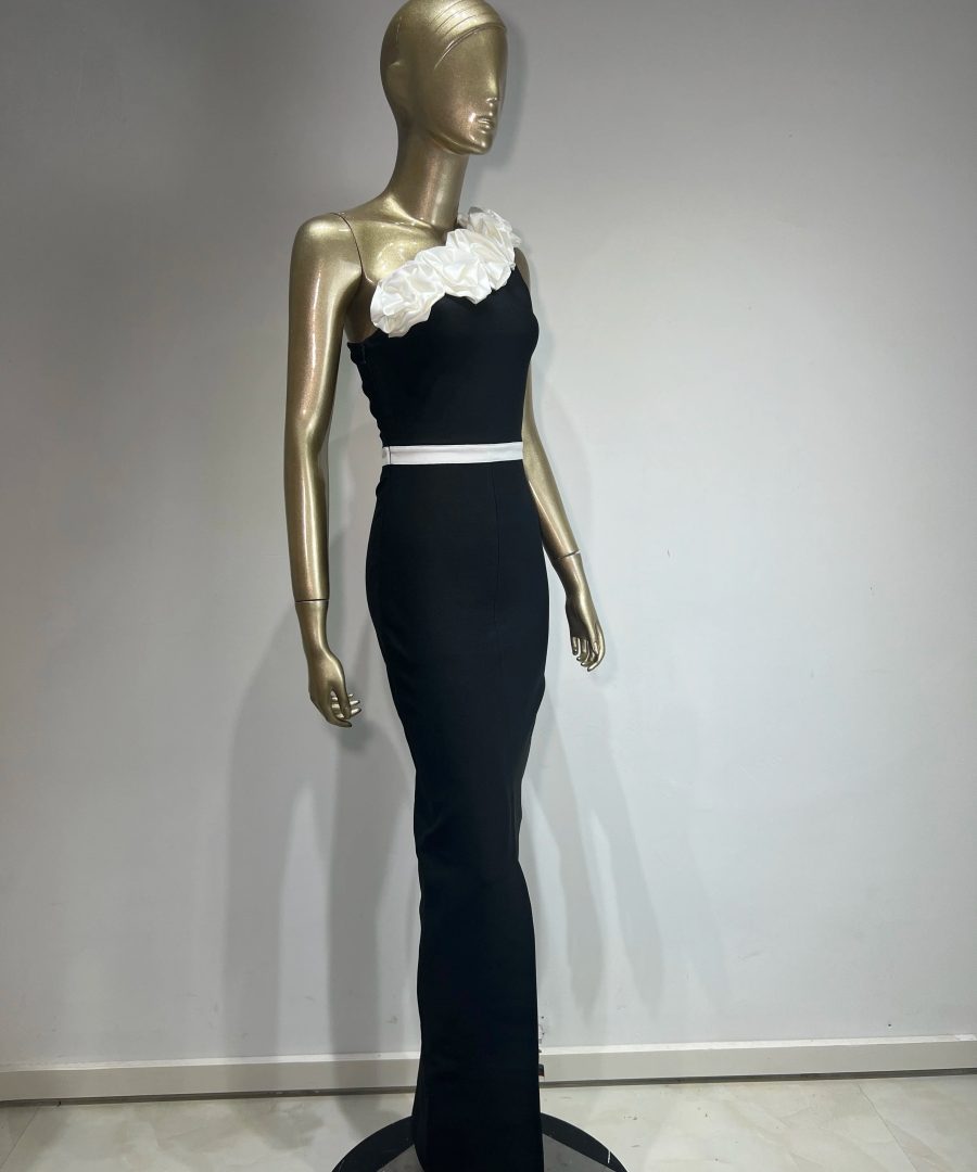 One Shoulder Floral Dress - Felicia