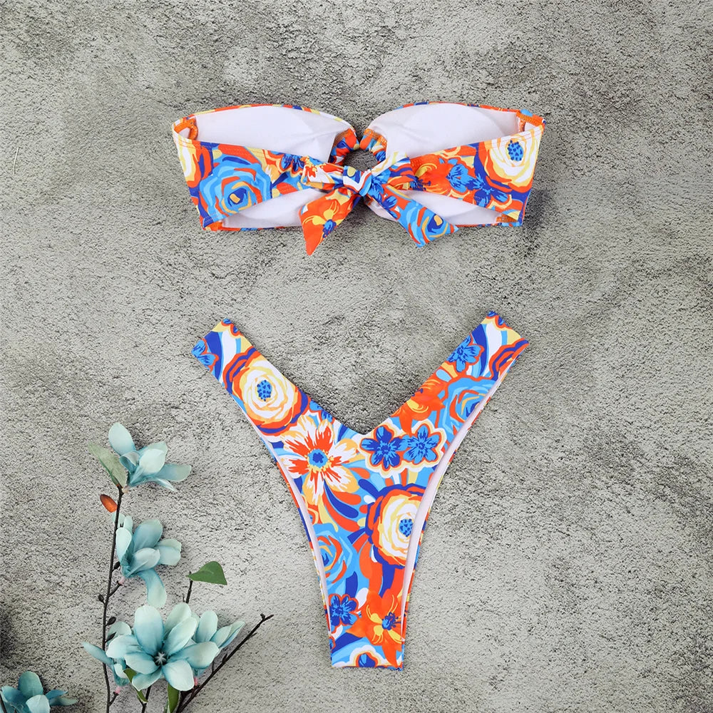 Print Brazilian Bikini - Lena - Image 6