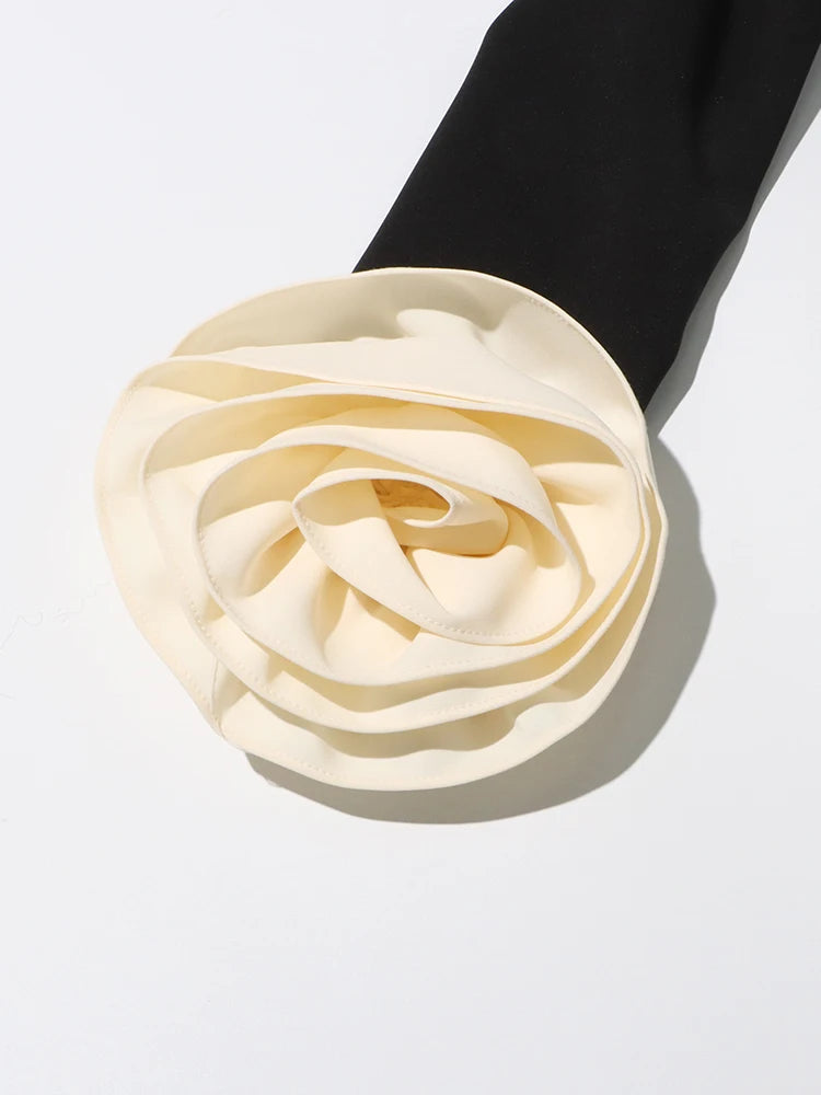 Long Sleeve Appliques Dress - Melinda - Image 7