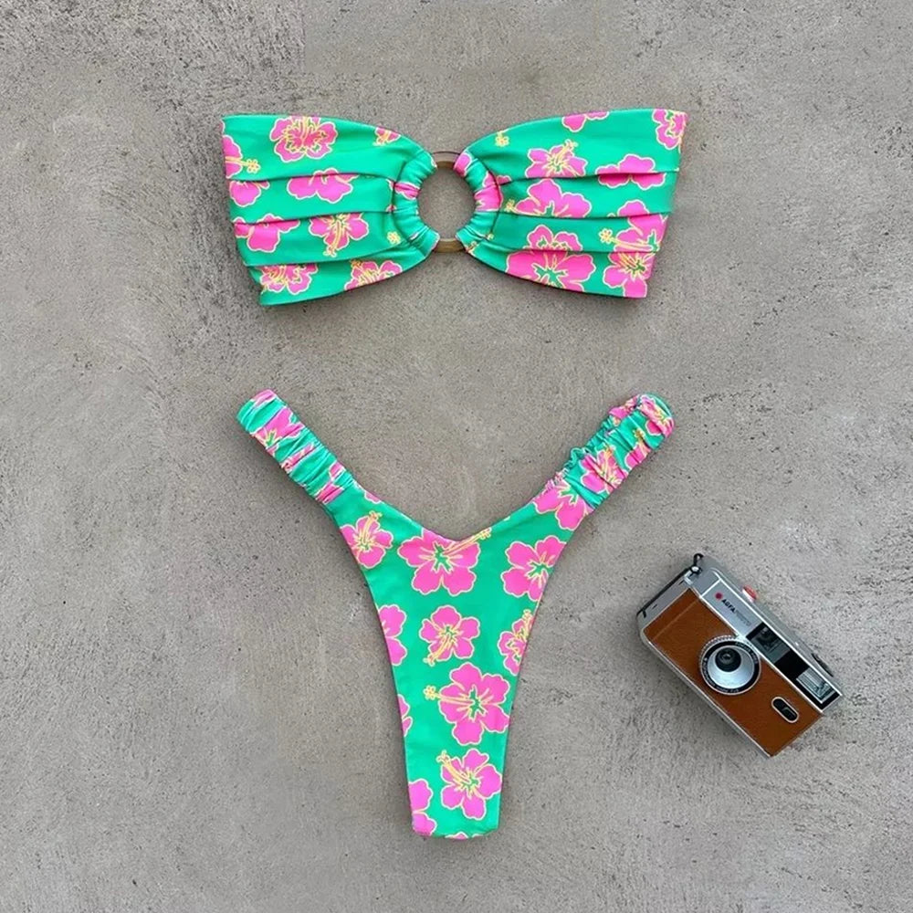 Print Brazilian Bikini - Lena - Image 13