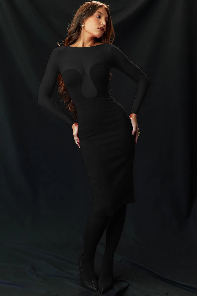 Elegant Strapless Sexy Dress - Lilla - Image 9