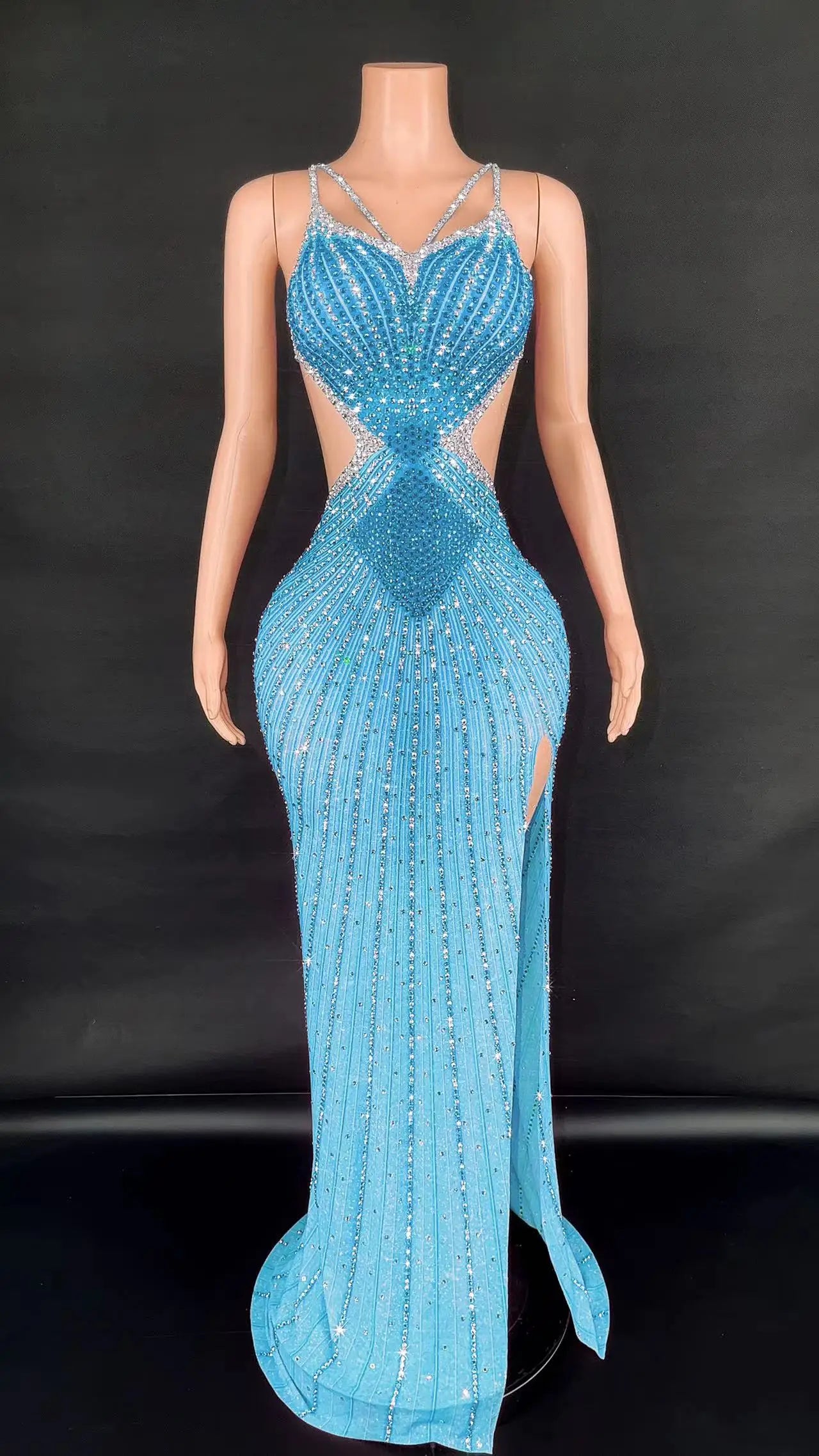 Rhinestone Sexy Dress - Bexlei - Image 13
