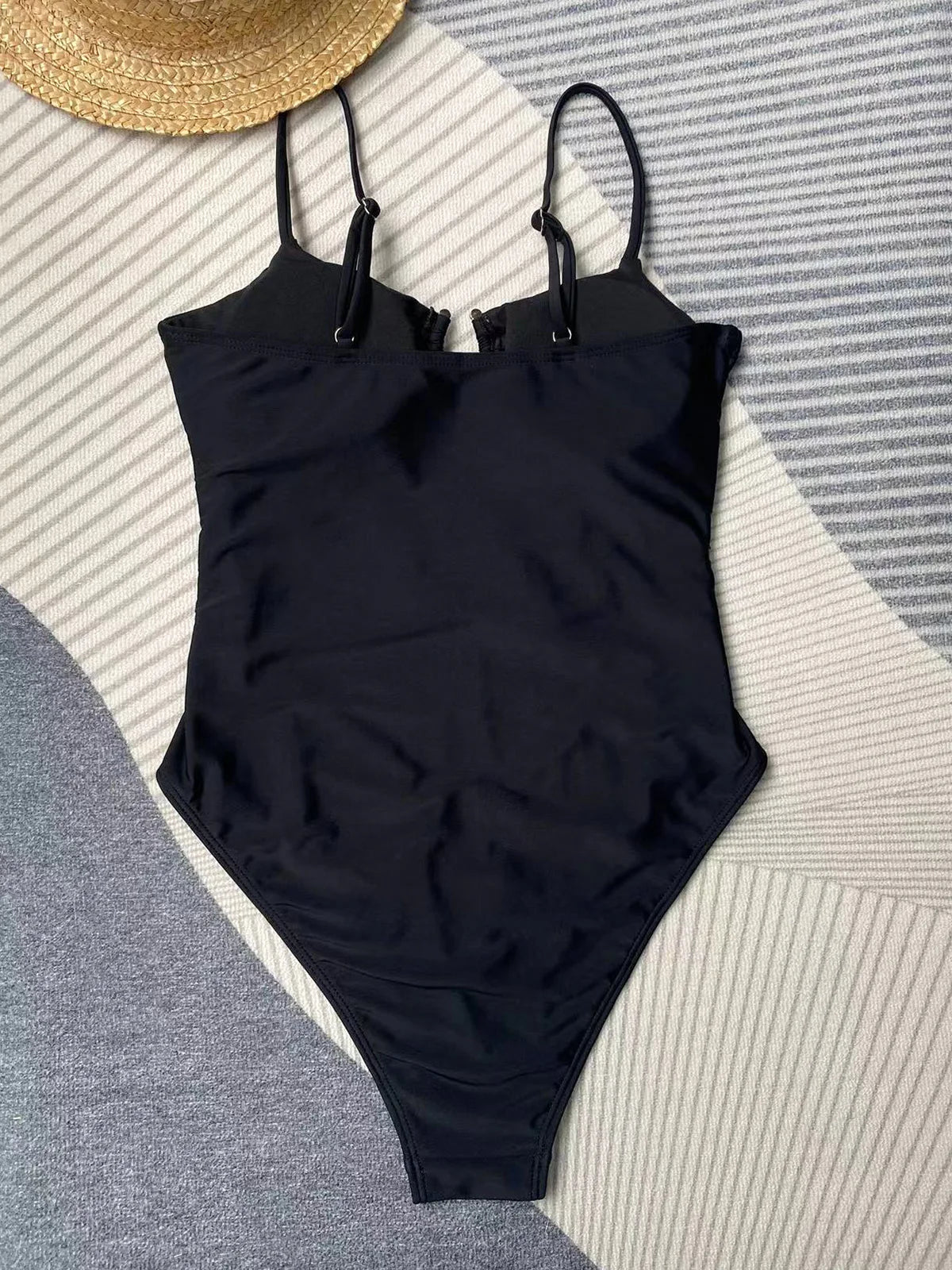 One Piece Hollow Out Swimsuit - Judie - Image 3