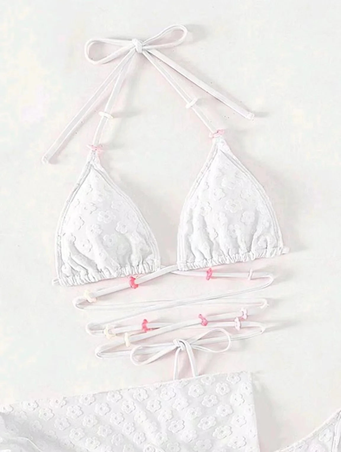 3pc Beaded And Textured Bikini - Helena - Image 8