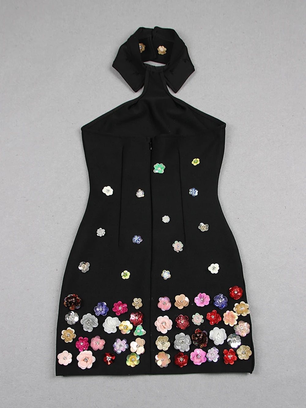 Colorful Floral Bandage Dress - Kristina - Image 11